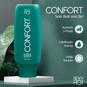 Confort - Gel Lubrificante Para Sexo Anal Dessensibilizante Anestésico Íntimo