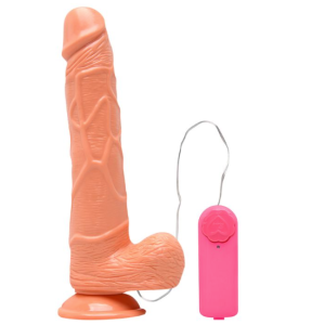 PRÓTESE PÊNIS ROTATIVO COM ESCROTO E VENTOSA VIPMIX