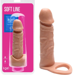 ANEL COMPANHEIRO PÊNIS MACIÇO 17 X 4CM KGEL