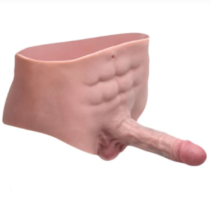 CINTA SILICONE PÊNIS INTEGRADO 16,5 X 3,2CM SEXY IMPORT